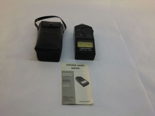 Realistic - Sound Level Meter W/Case