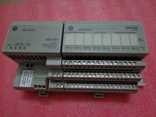 ALLEN BRADLEY 1794-ASB &amp; 1794-IE8 Analog Input Module SER:B REV:A01 &amp; TB3 base