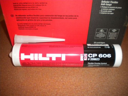 (1) HILTI CP 606 FIRE STOP SEALANT (RED FLEX) 10.5 OZ GREAT LOW PRICE