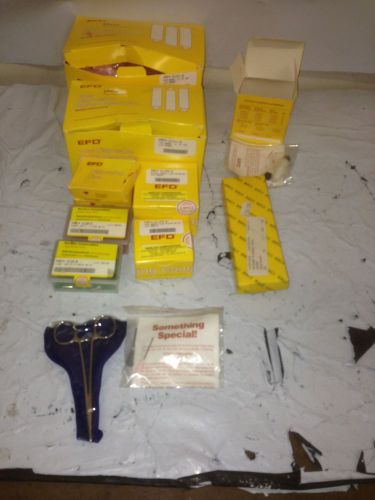 EFD Consumables Lot, W Pistons,Dispensing Tips,Filters, Vacuum Pickup Tool