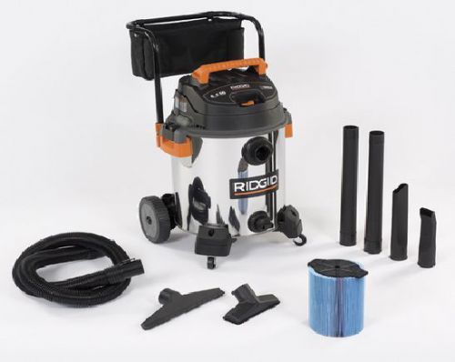 Ridgid 31703 WD1956 16 Gallon Steel Tank Wet/Dry Vac