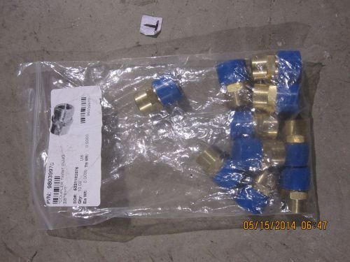 10 New COUPLER TWIST PLUG 3/8&#034;&#034;FPT 98039970