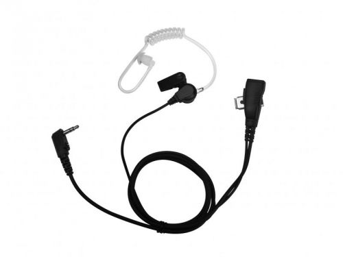 Hyt hytera eam1320 surveillance headset w/inline ptt for tc-320 single pin for sale