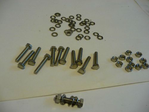 Stainless steel 5mmx25mm  a2-70  12 qty  bolts, nuts,washers for sale