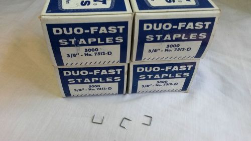 5,000 7512-D  18 gauge 7/8 leg 1/4 crown staples Duo-Fast L12 Hitachi 11102 6022