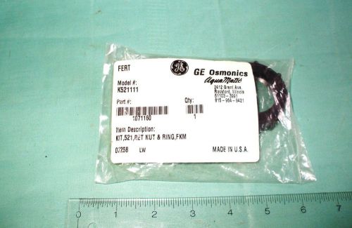 GE Osmonics 1&#034; Retaining Nut &amp; Ring, K521111