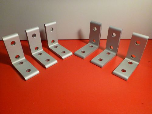 8020 inc equivalent 4 hole inside corner bracket 10 series p/n 4115 - 6 pcs for sale