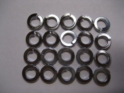 Chrome lock  washers  5/16 sae pack of 20 for sale