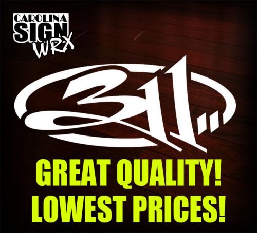 311 Band Logo Decal Vinyl Sticker