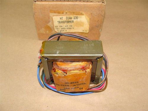 NEW RDC CARRIER BRYANT HT01AW230 60VA CONTROL TRANSFORMER 200/230 V PRI 24 V SEC