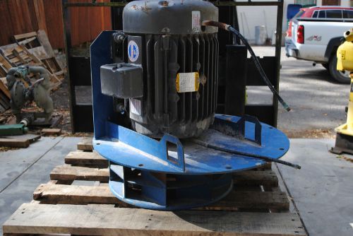 New york pressure blower fan w/ 15 hp baldor motor for sale