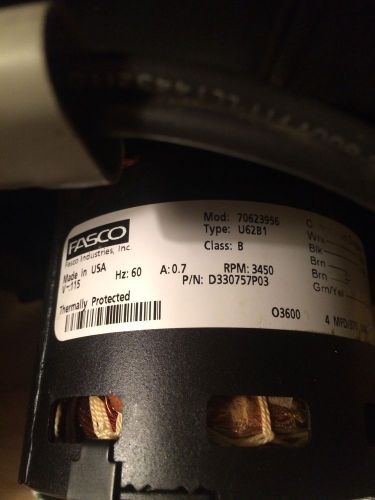 TRANE Inducer Motor 7062-3956 70623956 Trane American Standard D330757P03