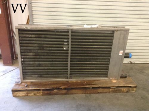 74&#034; X 38&#034; Aerofin Copper Fin &amp; Stainless Tube Heat Exchanger Steam Condenser