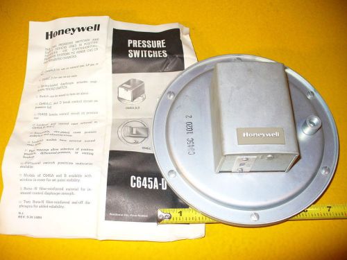 HONEYWELL C645C 1020 PRESSURE SWITCH **NEW** AIR PNEUMATIC CONTROLLER HVAC PART