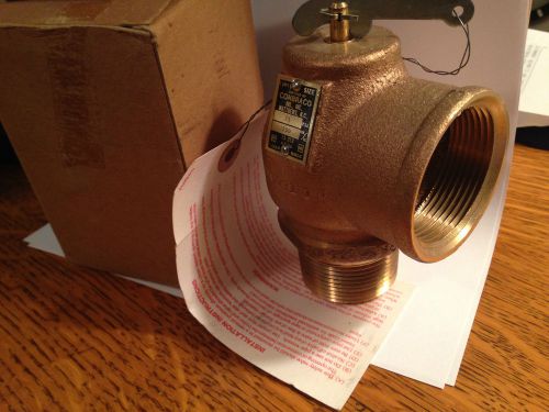 CONBRACO 1-1/4 SIDE OUTLET POP SAFETY VALVE 15# 13380 13-213