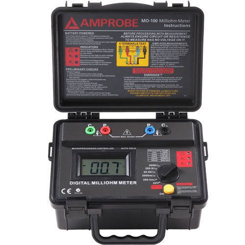 Amprobe MO-100 Battery Powered Milliohm Meter