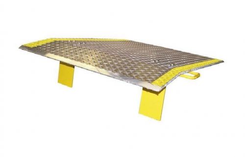 Dock Plate 36&#034; x 30&#034; Diamond Tread Plate With Handles 5,100# Cap 7&#034; Legs