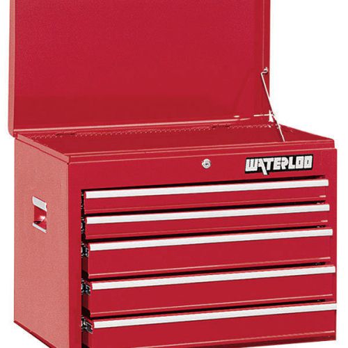 Wch-265rd 26&#034; 5-drwr red chest-waterloo for sale