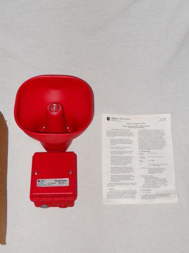 PowerTone High Output Indoor/Outdoor Alarm Siren PA Speaker - New