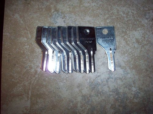 Lot Of 10 Hillman Brand PU10 Keyblanks, For Pundra Locks