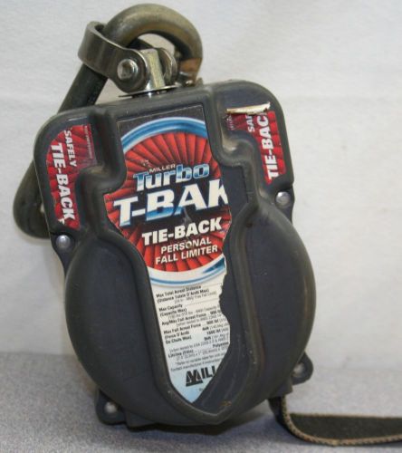 Miller Turbo T-BAK Personal Fall Limiter MFLT-2/7.5FT Safety Tie-Back