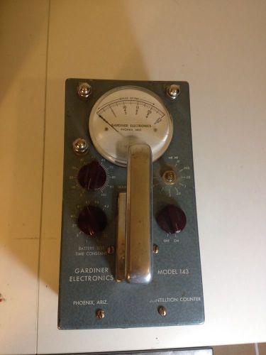 Gardiner Electronics Model 143 Radation Detector Not Working.