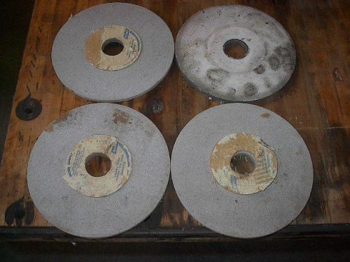 LOT 4 NORTON ABRASIVE GRINDING WHEELS 7 X 1/4 X 1-1/4 HOLE