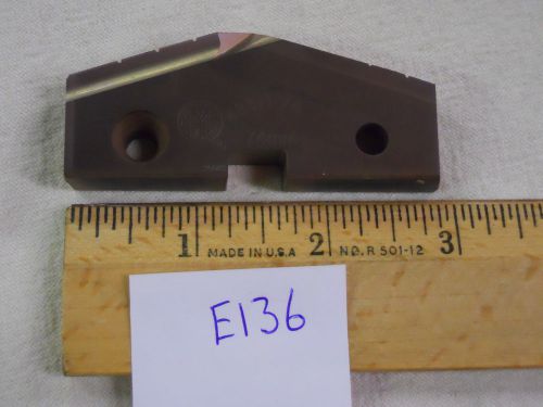 1 NEW 74 MM ALLIED SPADE DRILL INSERT T. SUPER COBALT. 435H-74 AMEC {E136}