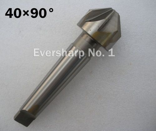 New 1pcs hss 8flute dia 40mm 90 degree taper shank countersinks drill cutter for sale