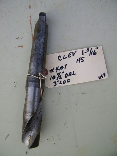 CLEV- DRILL BIT- #4 M/T- 1 7/16&#034;, 10 1/2&#034; OAL, 3&#034; LOC -USA