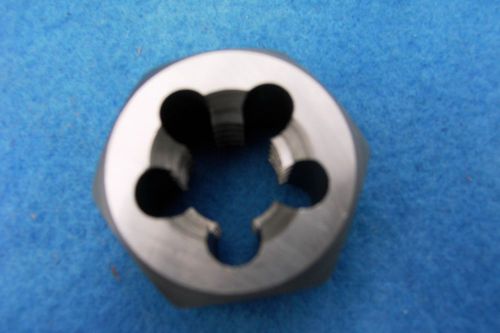 Hanson 7252 5/8&#034;-11 unc 1-1/4&#034; fractional hex rethreading die carbon steel for sale