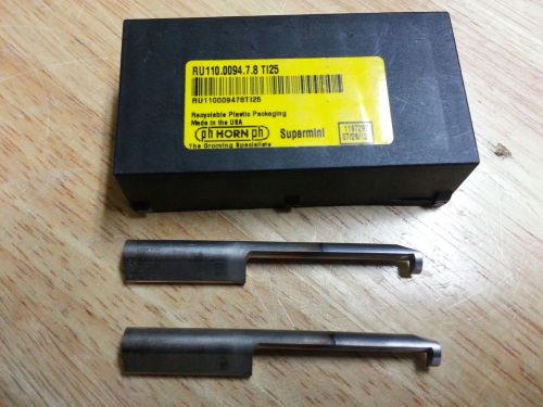 SET OF 2  PH HORN BORING INSERT RU110.0094.7.8 TI25