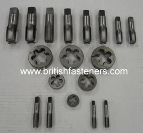 BSP BRITISH STANDARD PIPE BSPP PARALLEL TAP AND DIE SET BSPF