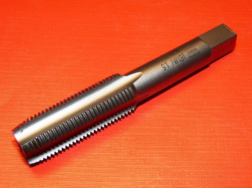 Irwin 1755 zr m16 x 1.5 metric 16mm carbon steel plug tap 4fl usa made 1.50 rh for sale