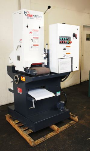 2012 timesaver model: 1111-11-0, 9&#034; wet belt grinder, w/paper filter, wet trackg for sale