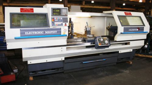 21&#034; x 80&#034; colchester electronic mastiff cnc/manual teach lathe w/fanuc 20t cntrl for sale