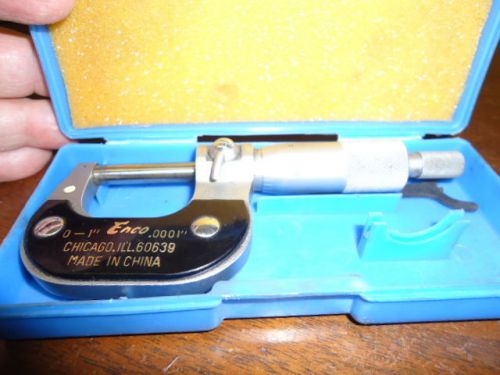 ENCO MICROMETER 600 0011 IN PLASTIC CASE