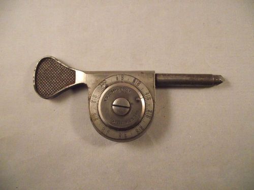 Vintage 1905 L.S. Starett Co. Speed Indicator 4.5&#034; Long