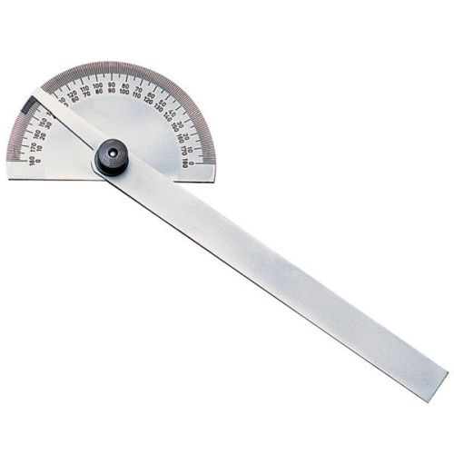 PEC Protractors Model 5180 Measuring Range 0-180 Degress Type of Reading Inch