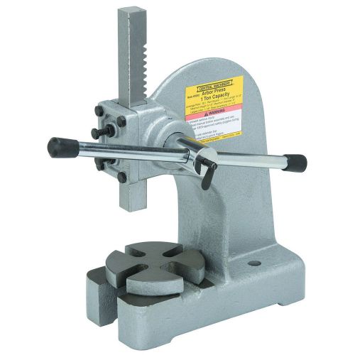 1 ton arbor press, 2000 lb max capacity, 1-1/8&#034; arbor, max height: 5-1/2&#034;, for sale