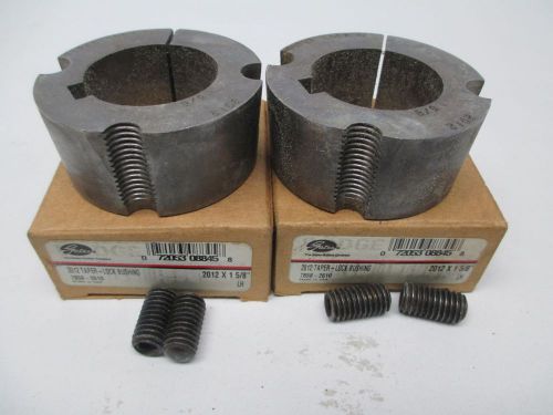 Lot 2 new gates 7858-2610 taper-lock bushing 2012 x 1-5/8in d296428 for sale