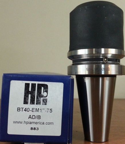 HPI Pioneer BT40 1&#034; End Mill Holder 2.95&#034; Coolant Thru DIN AD/B **NEW**