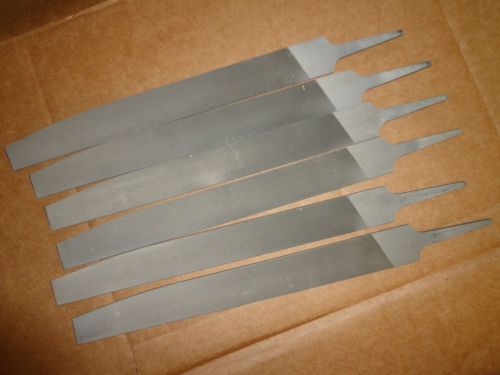 6 PC NICHOLSON  10&#034; 2ND CUT FILES BEVELED  NEW, OUT OF BOX