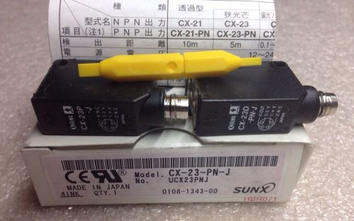 Sunx CX-23-PN-J, CX23PNJ, UCX23PNJ, 0108-1343-00, Shipsameday#1618F