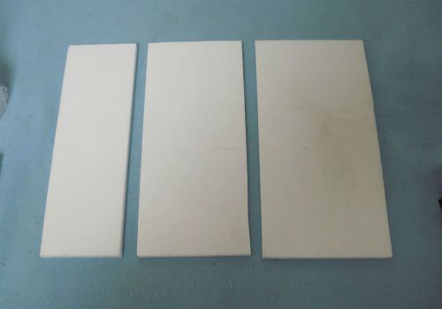 3 - White Teflon PTFE Blocks 1/2 &#034; 4.25 &#034; x 13.5 &#034; , 5.8 &#034; x 13.5 &#034; , 6.8&#034; x 14&#034;