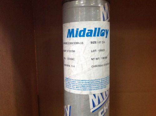 Midalloy Chromax E309/309H-16 1/8&#034; x 10Lbs Welding Electrodes