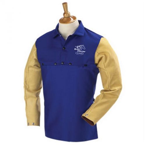 Revco FRB9-21CS/PS 9 oz. Blue Hybrid FR Cotton w/Tan Pigskin Sleeves, X-Large