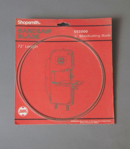 Shopsmith 1/8 inch wood cutting bandsaw blade # 555000 for sale