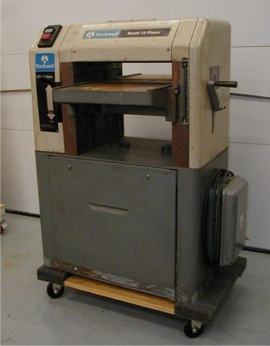 Delta / Rockwell Model 13 Planer 13&#034; USA Made Floor Standing Single Phase