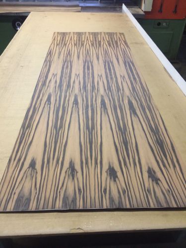 Wood veneer ebony 32x88 1pcs total 10mil paper glue backer &#034;exotic&#034; box18 for sale